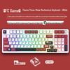 Беспроводная Bluetooth-клавиатура с тремя режимами, 98 клавиш - Игровая, Киберспортивная, Офисная, PBT, Прозрачная, DIY-кастомизация