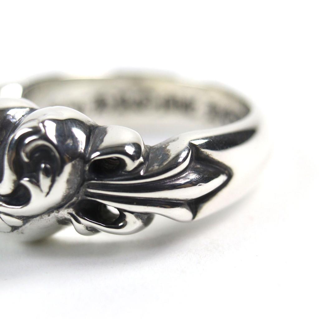 Отличное кольцо CHROME HEARTS Floral Cross Heart Ring Серебро 925 мужское б/у