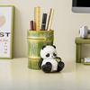 Милая подставка для ручек в виде панды, культурный и креативный подарок на День учителя - исцеляющее настольное украшение-орнамент для кабинета и офиса