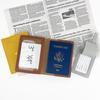 Customizable PU Leather Passport Cover with Hot Stamped Logo, Map, Luggage Tag, & Passport Holder Set
