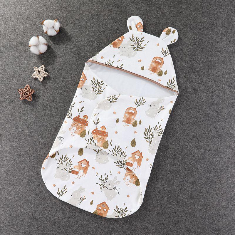 Butterfly Newborn Baby Swaddle Blanket - Pure Cotton, Thick for Spring, Autumn & Winter