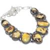Septarian Gemstone Handmade 925 Silver Jewelry Necklace 18" JCN484-334