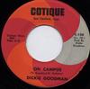 7-дюймовая пластинка DICKIE GOODMAN / JOHNNY COLÓN - В кампусе / Момбо Сьюзи C158 Cotique 1969 США Латиноамериканская Б/У