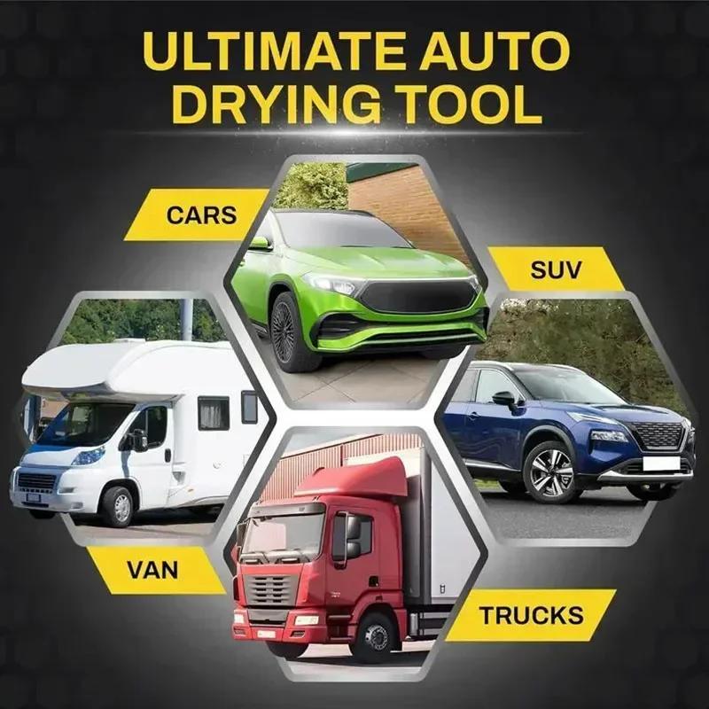 Премиальное ПВА Полотенце для Мытья Автомобиля - Ультра Впитывающая и Не Царапающая Микрофибровая Тряпка для Сушки для Детейлинга Автомобиля, Многоразовая, Быстросохнущая