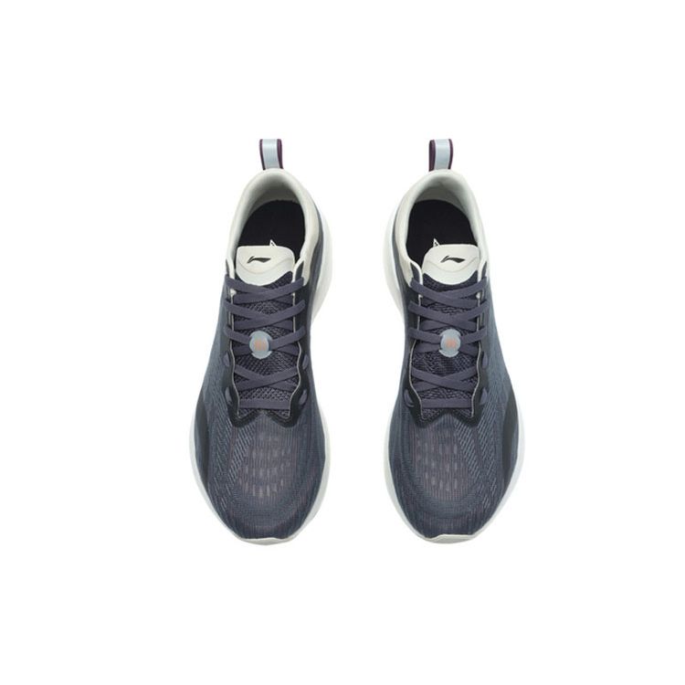 Кроссовки Li Ning Ultra Light 18 Comfortable Low Top для бега Мужские кроссовки Серые Белые Оранжевые ARMR007-5