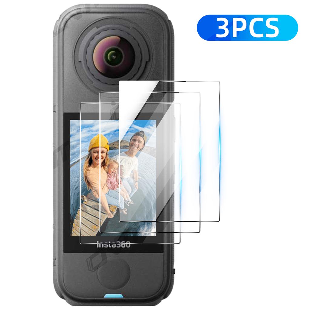 Tempered Glass Screen Protector for Insta360 X4 Air - Anti-Scratch Anti-Fingerprint HD Clear Film for Action Camera