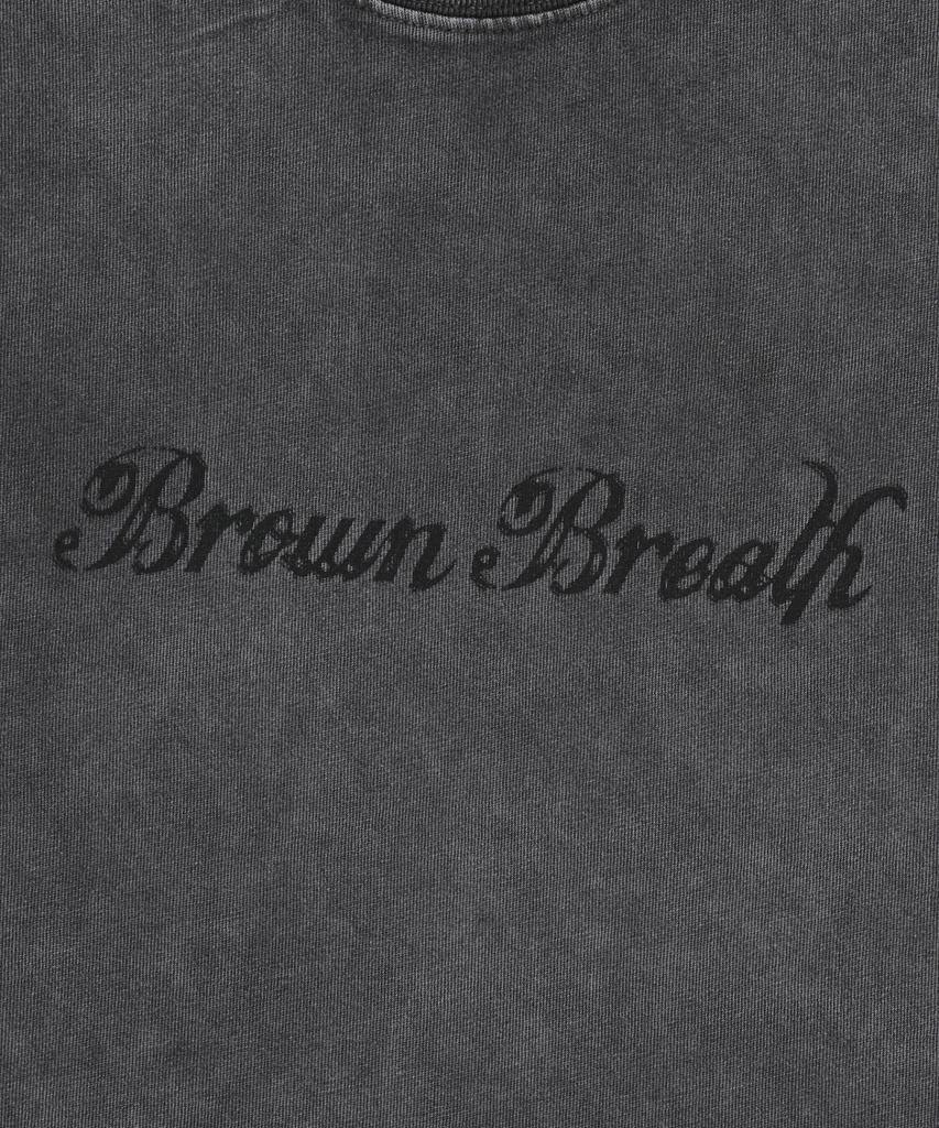 BROWNBREATH W Стиранная футболка Bb Regular - Угольный