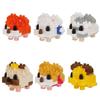 Nanoblock Mini Nano Hamtaro 1 BOX 6 Total 6 Types (BOX) NBMC_33S = Pieces,