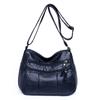 New Women's Bag Soft Leather Texture Messenger Bag Large Capacity Casual Shoulder Bag Simple Large Capacity Small Square Bag