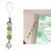 Изготовленный вручную бисерный брелок для телефона с четырьмя клеверами, модный брелок для ключей, подвесной аксессуар для удачи и счастья
