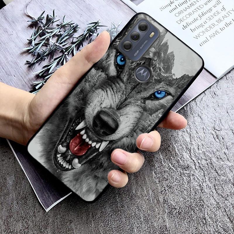 Чехол для телефона Wolf Bird Lion Tiger Eagle для Moto E32 E20 E40 G22 G52 G20 G30 G100 G60 G50 G10 GPure GStylus G9 One Action Macro