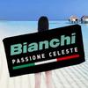 B-Bianchi Велосипедный Логотип Пляжное Полотенце Для Детей Полотенце Для Ванной Полотенце Для Бассейна Подарок На Отпуск Пикник Полотенце Подарок На Вечеринку