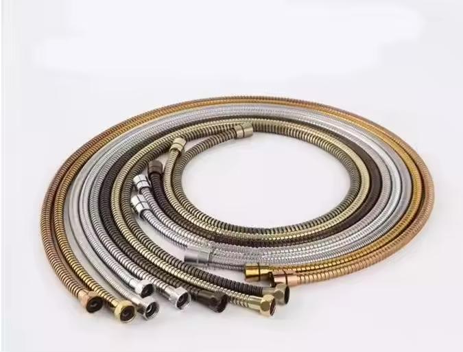 HONGDEC Stainless Steel Shower Hose Handheld Shower 1.5M/2M/2.5M Plumbing Hose Waterhose