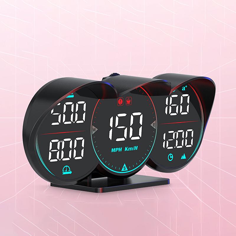 Информация о вождении автомобиля HUD спидометр с подсветкой, дисплей с указанием скорости, GPS-компас, сигнализация превышения скорости для грузовых автомобилей