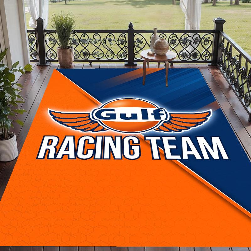 Soft Floor Carpet Gulf Pattern Area Rug Decorative Mat For Home Room Decoration