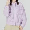 Nike Спортивная одежда с логотипом Swoosh, однотонная куртка с длинным рукавом и воротником, женские куртки светло-фиолетового цвета DR5621-530