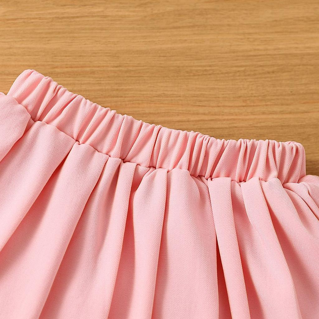 Стильный комплект платья с длинным рукавом