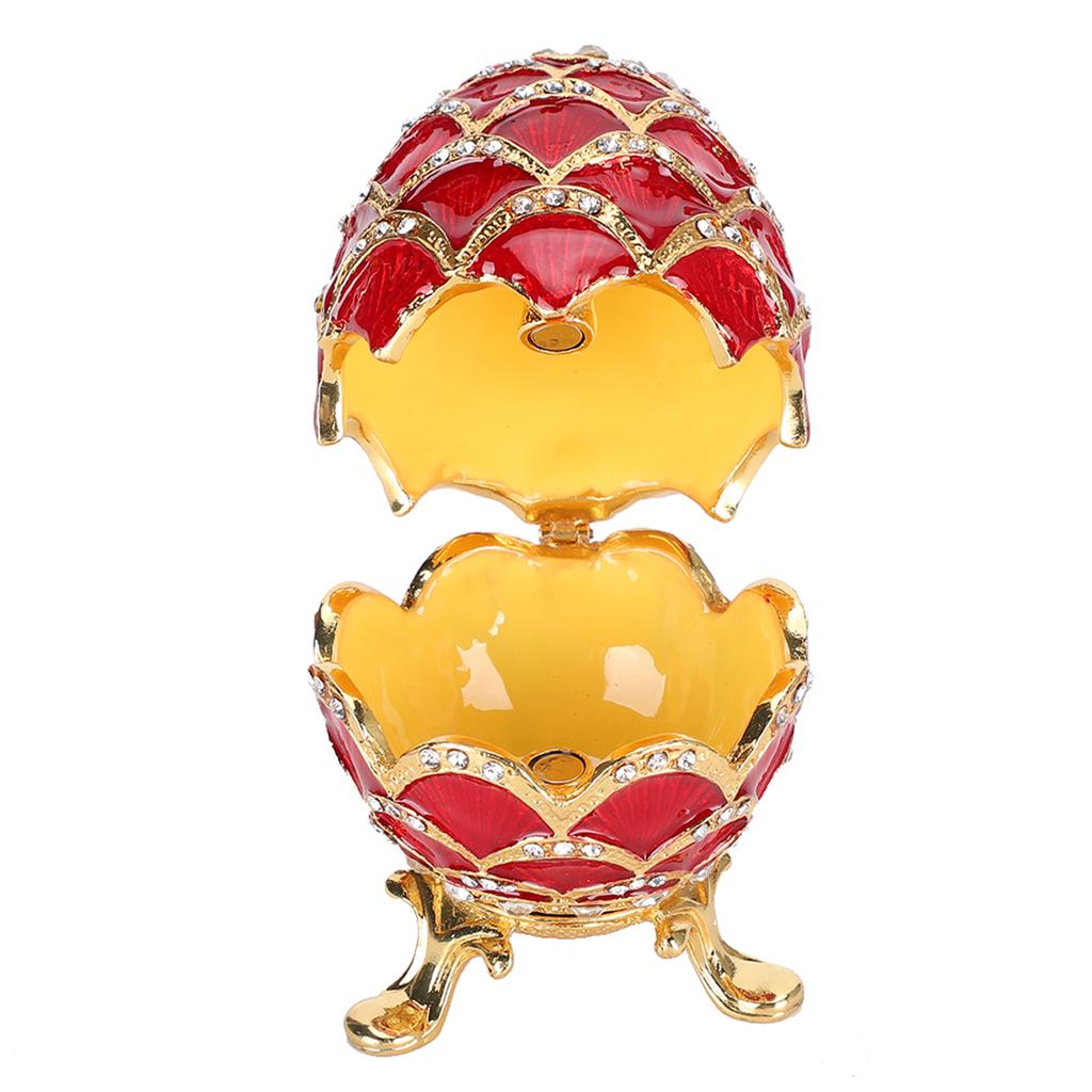Enameled Eggs Easter Egg Crafts Gilded Enamel Painted Metal Ornaments Home Decoration