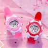 Digital Kids Watch 7-colors LED Waterproof Child Watch Sport Silicone Strap Kids Watches Student Gift for 3-10 Year Girls Boys