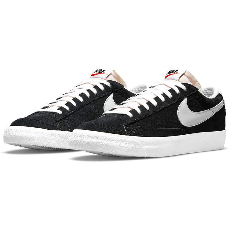 Nike Blazer Low 77 Замшевые черно-белые мужские кроссовки DA7254-001