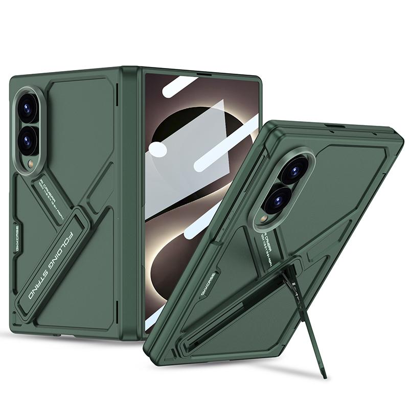 Пластиковый матовый чехол с магнитной петлей для Samsung Galaxy Z Fold 8 Ultra, тонкая защитная крышка со подставкой для внешнего экрана, чехол для Galaxy Z Fold7