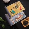 Высококачественное замшевое флокированное чайное полотенце для кунг-фу: Чайная салфетка в древнем стиле, утолщенная, влаговпитывающая, многофункциональная, с цветной росписью