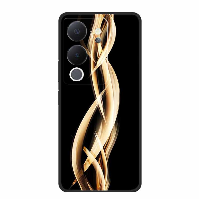 6.67" Чехол для Vivo V30 Lite Черный Силикон Мягкие Чехлы для Телефона Для Vivo V30 Lite Задняя Крышка Чехол V 30 Lite Funda Coque Оболочка Capas