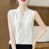 Women's Cashmere Vest 50% Wool 50% Silk Women's Autumn and Winter Cashmere Vest Soft and Warm
