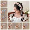 Party Headwear Artificial Flower Crown Sweet Wedding Headband New Floral Hair Hoop Girls Gift