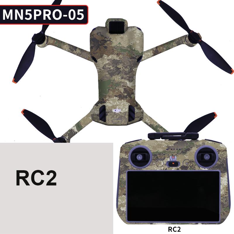 for DJI Mini 5 Pro Skin Full body Cover Anti-Scratch rc-n3 RC 2 Sticker Scratch Resistant Waterproof PVC Skins mini 5 Accessory