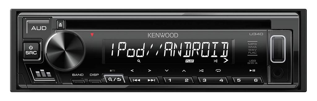 Kenwood 1DIN Audio Deck U340W KENWOOD