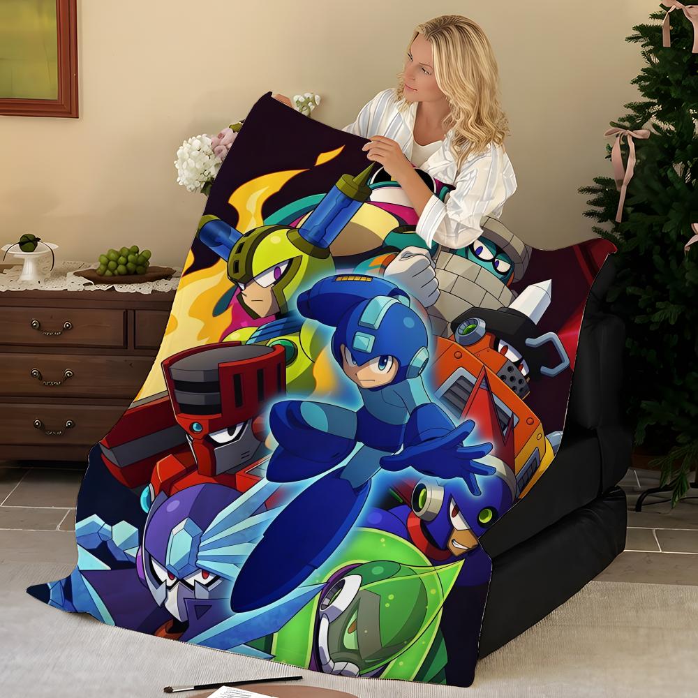 Игровое одеяло M-Mega M-Man Throw, Фланелевое, Мягкое, Теплое, Прочное и Моющееся, Милое, Крутое
