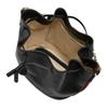 Bally Logo Bucket Bag Leather Mini Handbag Women Handbags Black 6230742