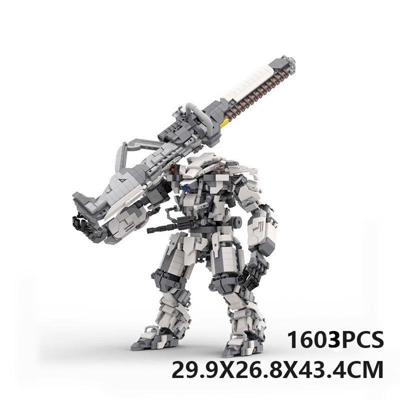 Строительный блок, совместимый с Lego, модель робота Mk17, большой меха, сборная модель, игрушка-конструктор