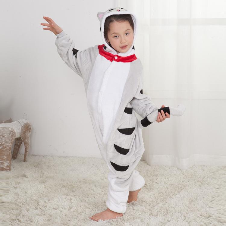12 Styles Cartoon Animal One-piece Pajamas Home Sleepwear With Shoes Cosplay Costume Children Boy Girl Kid Pajama