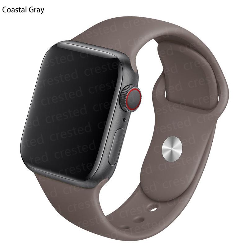 Силиконовый ремешок для Apple Watch Ultra 49 мм, 45 мм, 42 мм, 40 мм, 44 мм, 41 мм, резиновый спортивный ремешок для умных часов, браслет iWatch Series9/8/7/6/5/SE, аксессуары