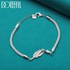 Snake Chain Bracelet Party Gift 925 Sterling Silver Fashion Jewelry
