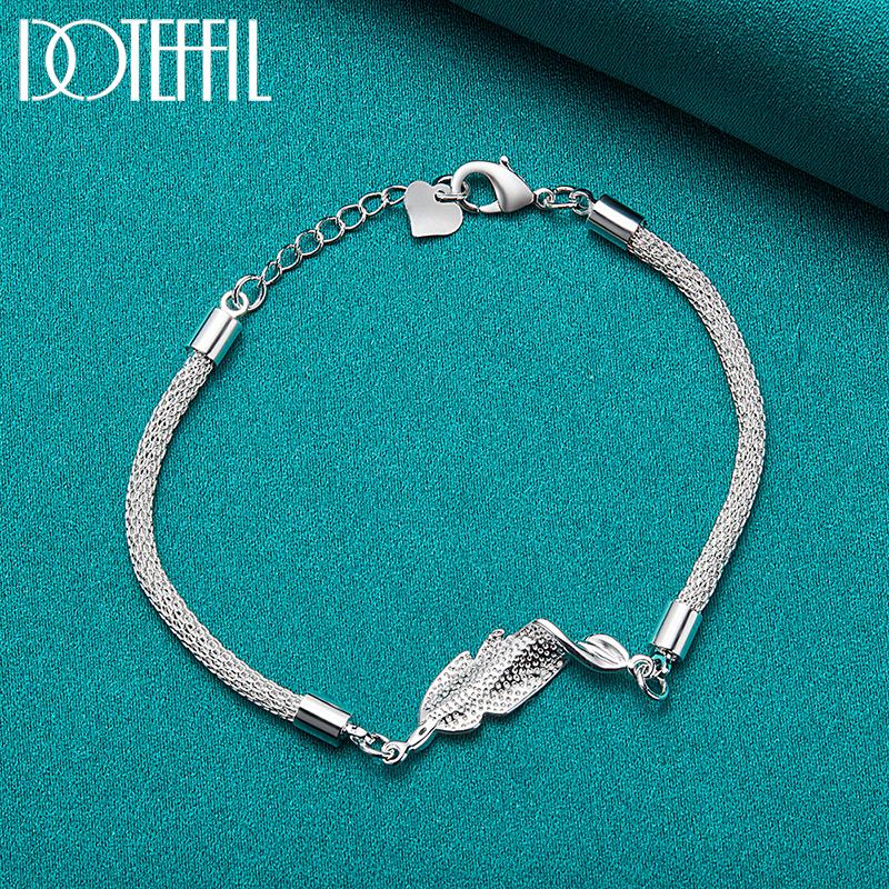 Snake Chain Bracelet Party Gift 925 Sterling Silver Fashion Jewelry