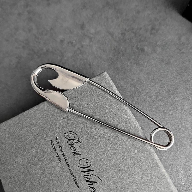 Fashionable Large Pins for Clothing Smooth Metal Safety Pins Jeans Dress Scarf Adjustable Pins