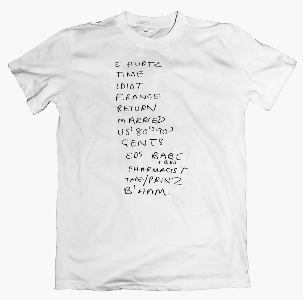 The Fall Setlist 92 Tshirt 90s Indie Band Tee Shiftwork Code Selfish Extricate