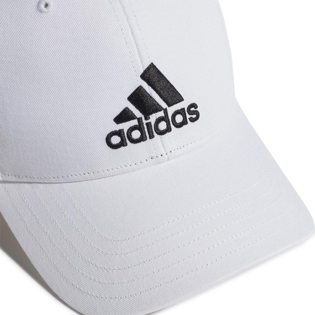 adidas Кепка бейсбольная Белая/Черная (ФК0890), Защита от солнца UPF 50+, Легкая, Быстросохнущая, Большой размер 60-63 см. Модель GNS10