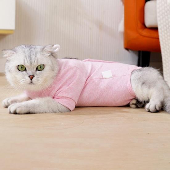 Костюм для стерилизации кошек, костюм для отлучения домашних животных, одежда для восстановления после хирургии, комбинезон для котят, дышащий жилет для стерилизации домашних животных