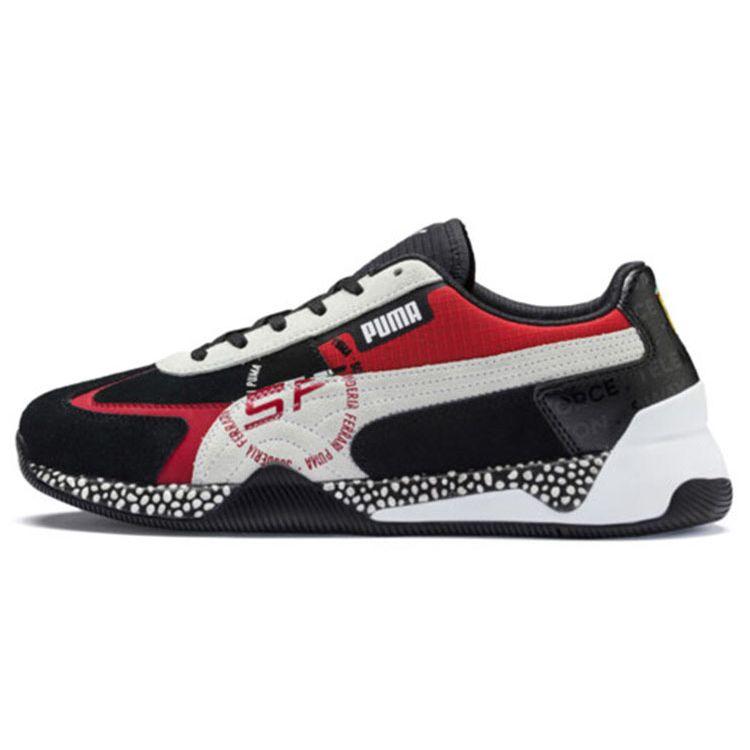 Scuderia Ferrari X Puma Speed Hybrid Black White Rosso Corsa Men Sneakers 306395-01