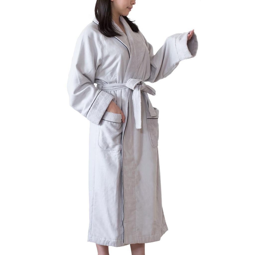 Bloom Imabari Bathrobe Towel Gauze Heat Quick Made In S Fit-Use Gown, Women's, Men's, Unisex, Fabric, Fabric, 100% Cotton, Lightweight, Moisturizing,