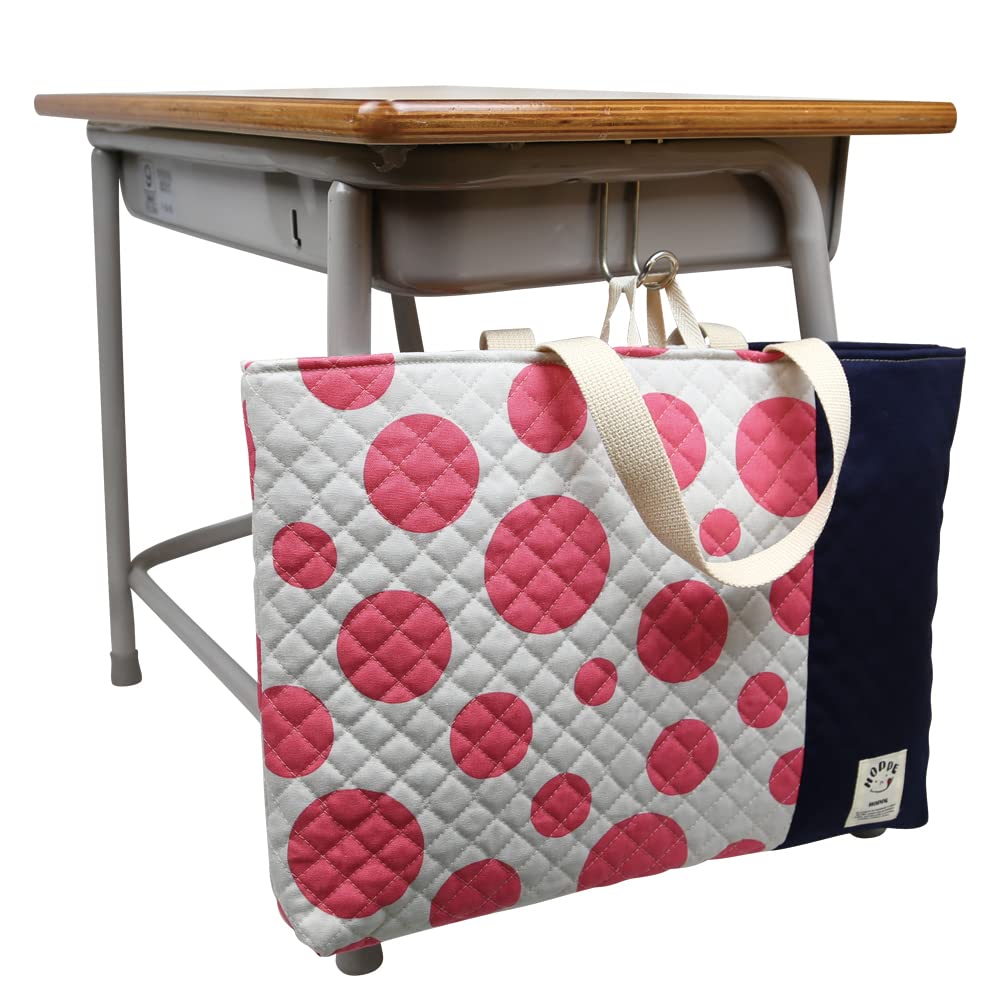 Большой урок песочно-бежевый горошек с начальной школой, отправляющейся на работу, чтобы поступить на работу, подготовка к уроку, школьная сумка для уроков [HOPPE] Сумка, ластовица,