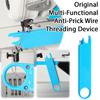 Устройство для продевания нити в иголку Jack Anti-prick Wire Threading Device Продеватель Магнитное всасывание Нано Продевание за одну секунду Шкала Функция Швейные аксессуары