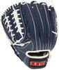 ZETT Catch Ball with Shock Absorbing School Age and BDG2012V Glove, Beginner's, Pads, 11.5-inch (Elementary Up), Left-Handed Throw, Blue,