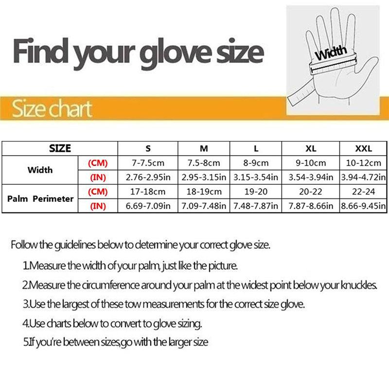 New Winter Gloves Men Women Touch Cold Waterproof Motorcycle Cycle Gloves Male Outdoor Sports Plus Velvet Warm Running Ski Glove 6