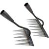 Weeding Hoe Rake Farm Tool Weeding Scarifier Artifact Agricultural Tools Six-tooth Nail Harrow Steel Harrow Gardening Weeding KTY