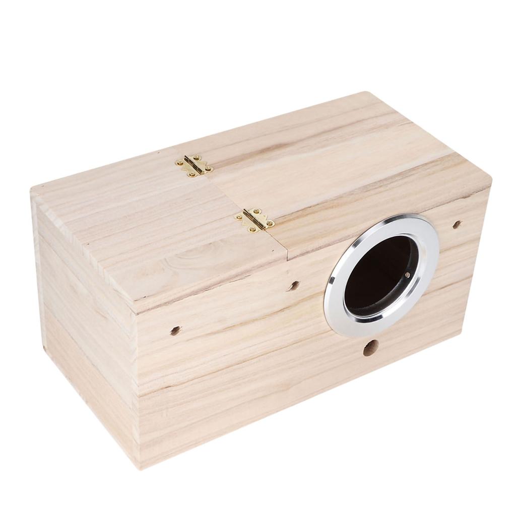 Wooden Durable Birds Nest Box Cockatiels Bird Breeding Box House Decoration